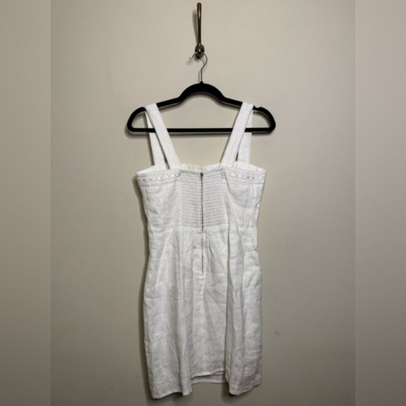 Reformation Elana Linen Dress in White - Picture 6 of 7